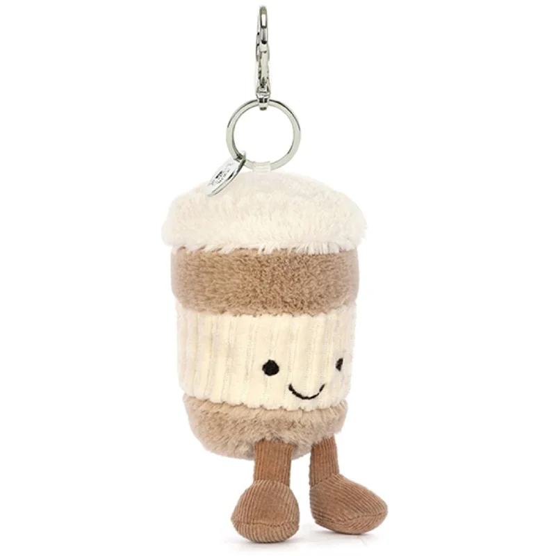 Cuddly and endearing Jellycat timeless appealJellycat Amuseable Coffee-To-Go Vedhæng til Taske 18 cm