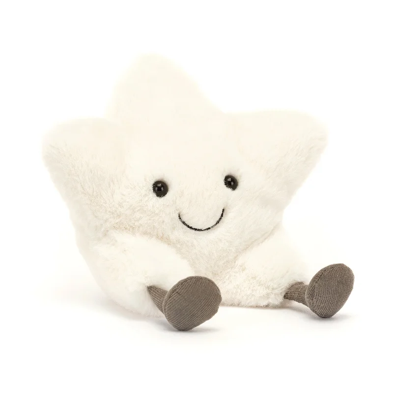 Cuddly and lovely Jellycat animalsJELLYCAT AMUSEABLE CREAM STAR CREAM 7X3X11CM