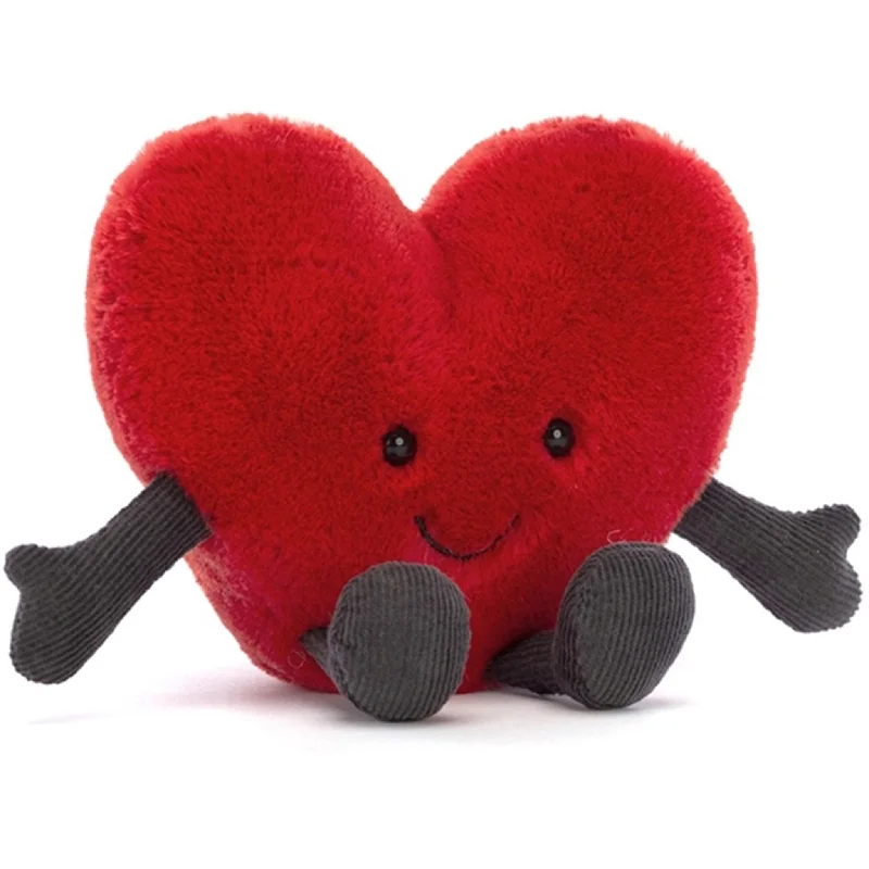 Huggable and charming Jellycat beloved by all ages.Jellycat Amuseable Hjerte Rødt 11 cm