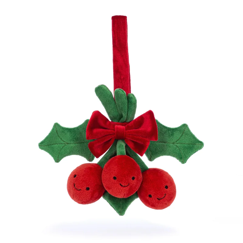 Cuddly and endearing Jellycat timeless appealJELLYCAT AMUSEABLE HOLLY RED 4X19X15 CM Cuddly and endearing Jellycat timeless appealJELLYCAT AMUSEABLE HOLLY RED 4X19X15 CM