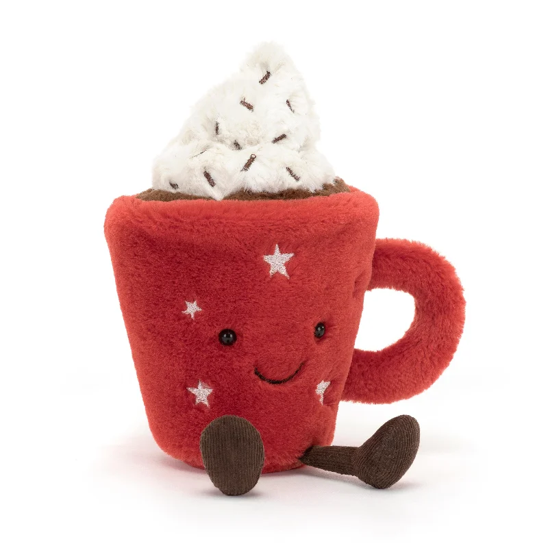 Adorable and gentle Jellycat friendsJELLYCAT AMUSEABLE HOT CHOCOLATE RED 8X9X19CM