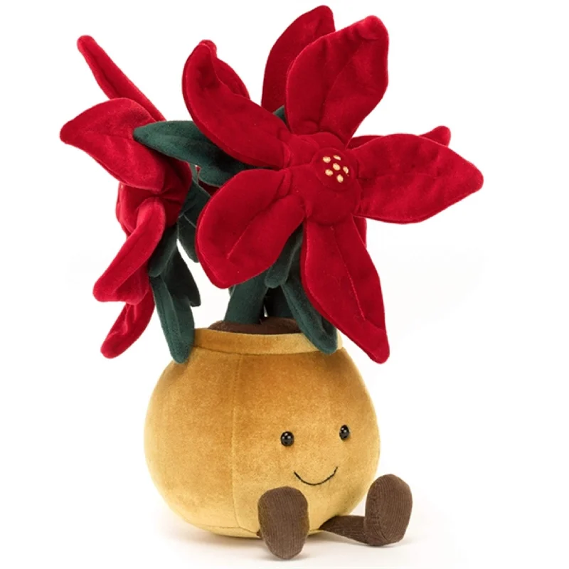 Soft and cozy Jellycat high-quality craftsmanshipJellycat Amuseable Poinsettia 24 cm Soft and cozy Jellycat high-quality craftsmanshipJellycat Amuseable Poinsettia 24 cm