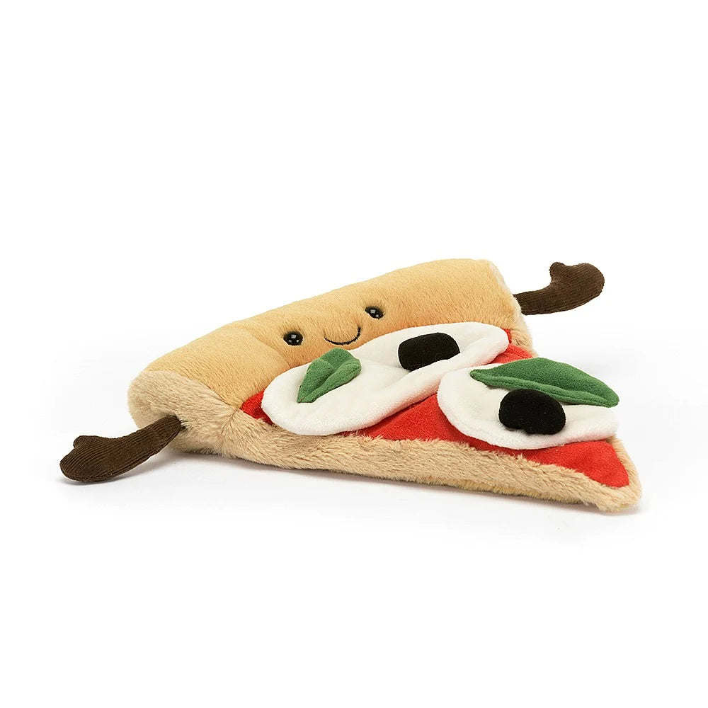 Sweet and endearing Jellycat stuffiesJELLYCAT AMUSEABLE SLICE OF PIZZA MULTI-COLOURED 5X9X0.5 CM Sweet and endearing Jellycat stuffiesJELLYCAT AMUSEABLE SLICE OF PIZZA MULTI-COLOURED 5X9X0.5 CM