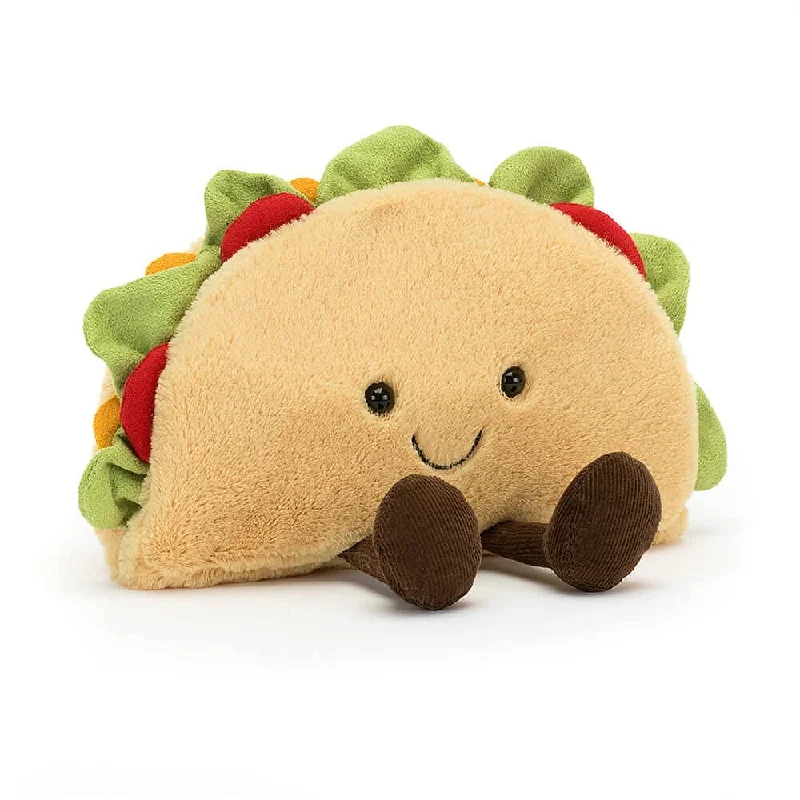 Cuddly and endearing Jellycat timeless appealJELLYCAT AMUSEABLE TACO BEIGE 5X7X13 CM Cuddly and endearing Jellycat timeless appealJELLYCAT AMUSEABLE TACO BEIGE 5X7X13 CM