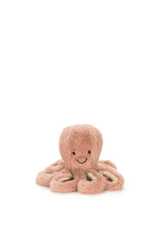 Fluffy and comforting Jellycat superior materialsJellycat Baby Odell Octopus, Pink
