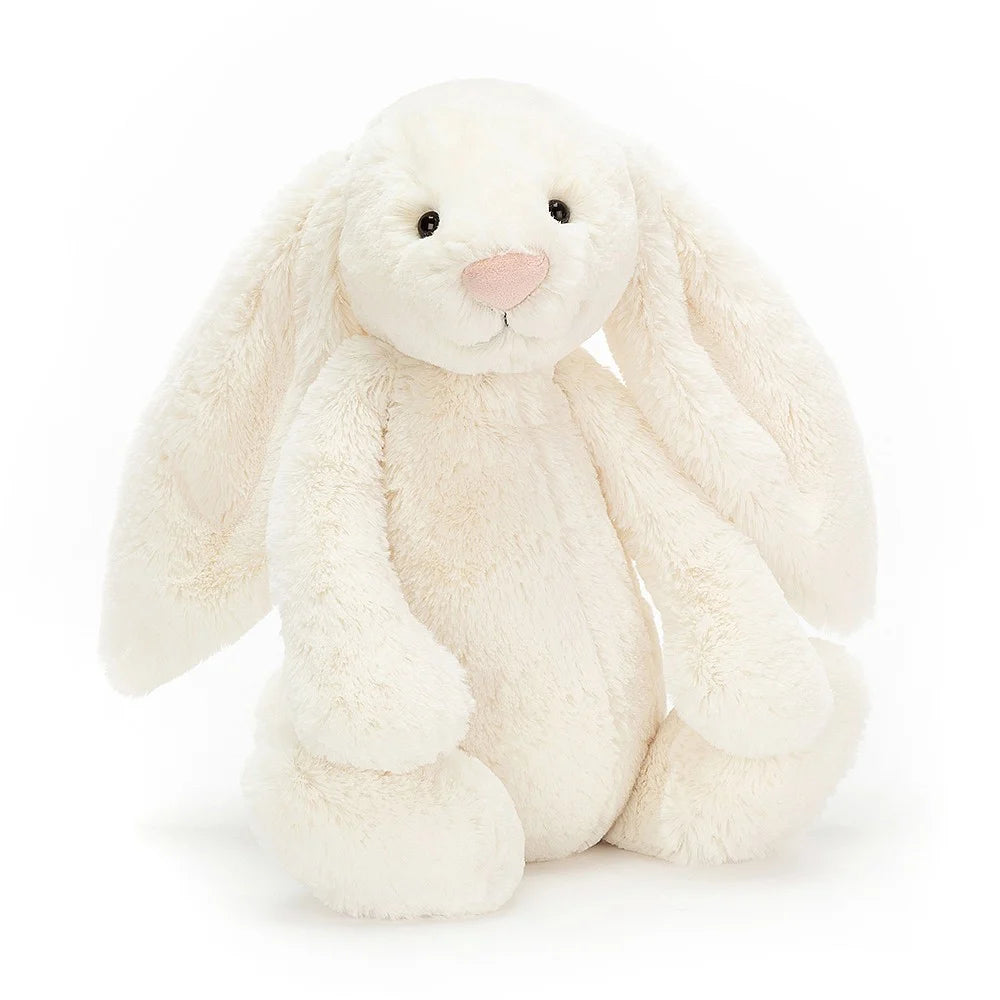 Cozy and delightful Jellycat companionsJELLYCAT BASHFUL CREAM BUNNY LARGE CREAM 36X18X15 CM Cozy and delightful Jellycat companionsJELLYCAT BASHFUL CREAM BUNNY LARGE CREAM 36X18X15 CM