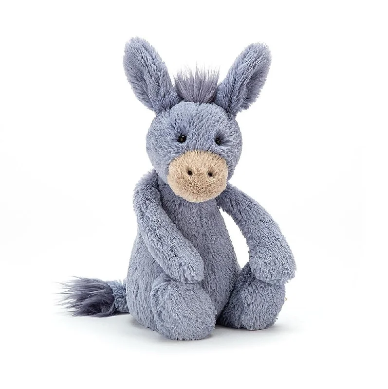 Huggable and charming Jellycat beloved by all ages.JELLYCAT BASHFUL DONKEY ORIGINAL (MED) BLUE 9X12X31 CM Huggable and charming Jellycat beloved by all ages.JELLYCAT BASHFUL DONKEY ORIGINAL (MED) BLUE 9X12X31 CM