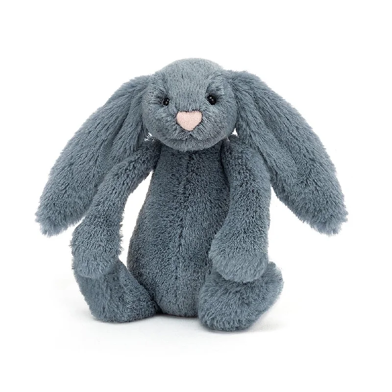 Cuddly and snuggly Jellycat snuggle partnersJELLYCAT BASHFUL DUSKY BLUE BUNNY LITTLE (SMALL) BLUE 8X9X18 CM Cuddly and snuggly Jellycat snuggle partnersJELLYCAT BASHFUL DUSKY BLUE BUNNY LITTLE (SMALL) BLUE 8X9X18 CM
