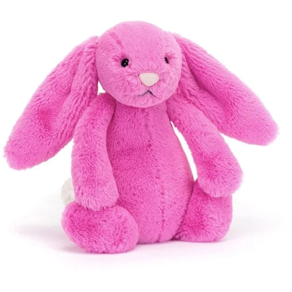 Huggable and comforting Jellycat creationsJellycat Bashful Kanin Hot Pink 18 cm