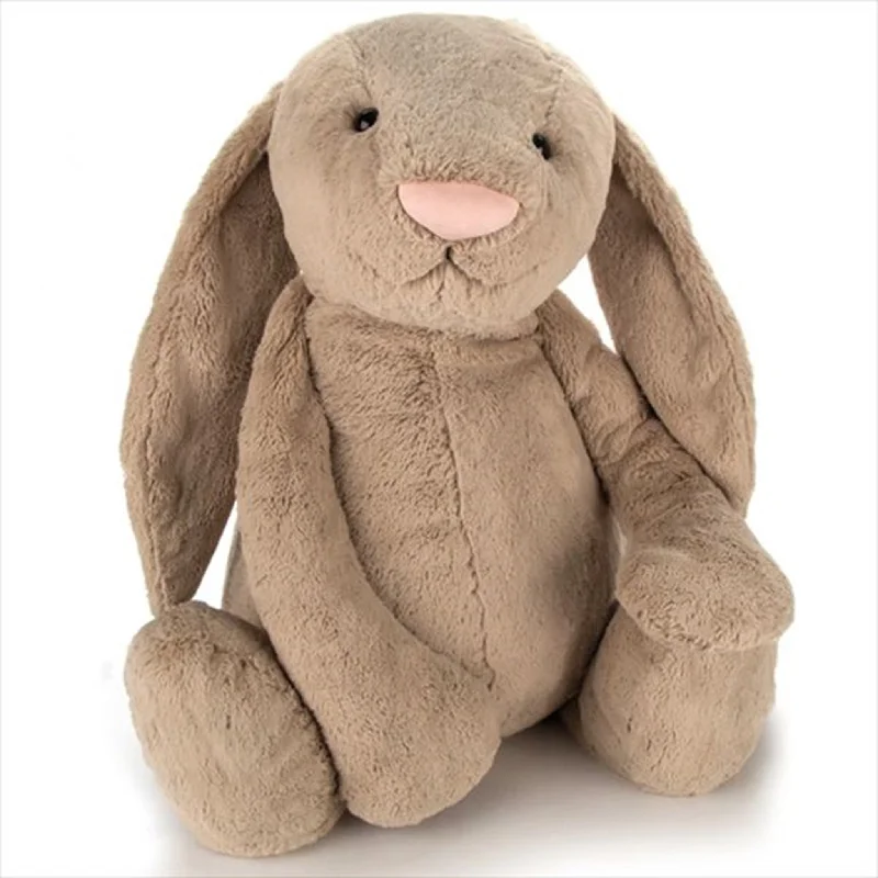 Fluffy and charming Jellycat itemsJellycat Bashful Rabbit Beige 108 cm