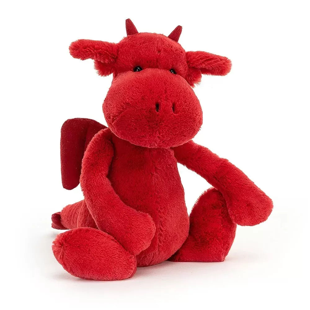 Sweet and endearing Jellycat stuffiesJELLYCAT BASHFUL RED DRAGON ORIGINAL (MED) RED 9X12X31 CM Sweet and endearing Jellycat stuffiesJELLYCAT BASHFUL RED DRAGON ORIGINAL (MED) RED 9X12X31 CM