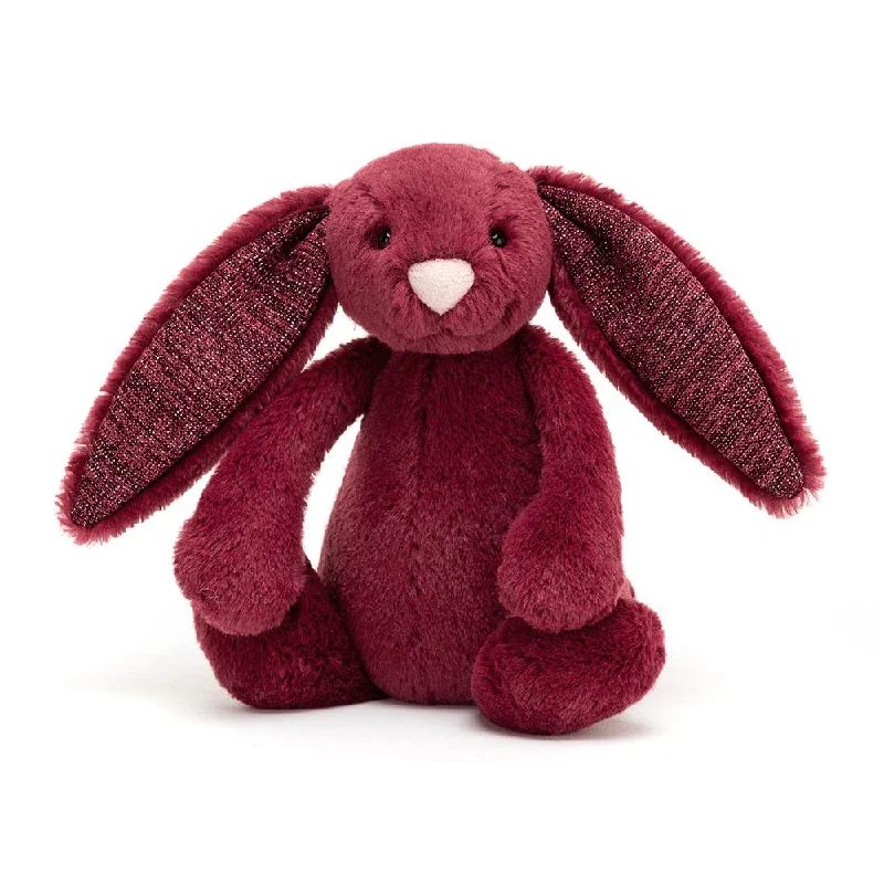Soft and endearing Jellycat plushiesJellycat Bashful Sparkly Cassis Bunny - Small (Retired Design 2022) Soft and endearing Jellycat plushiesJellycat Bashful Sparkly Cassis Bunny - Small (Retired Design 2022)