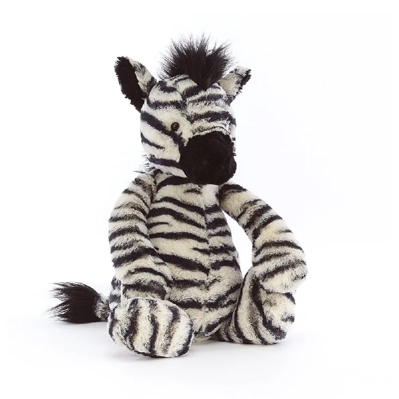 Fluffy and comforting Jellycat superior materialsJELLYCAT BASHFUL ZEBRA ORIGINAL (MED) BLACK & WHITE 31X12X9 CM Fluffy and comforting Jellycat superior materialsJELLYCAT BASHFUL ZEBRA ORIGINAL (MED) BLACK & WHITE 31X12X9 CM