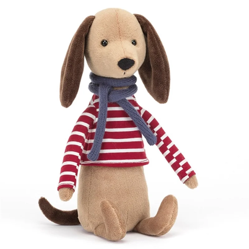 Soft and cozy Jellycat high-quality craftsmanshipJellycat Beatnik Buddy Gravhund 27 cm Soft and cozy Jellycat high-quality craftsmanshipJellycat Beatnik Buddy Gravhund 27 cm
