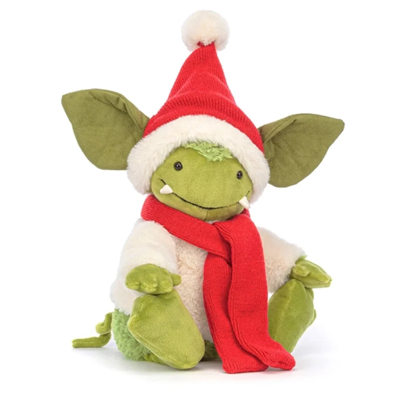 Cuddly and snuggly Jellycat snuggle partnersJellycat Christmas Grizzo 27 cm