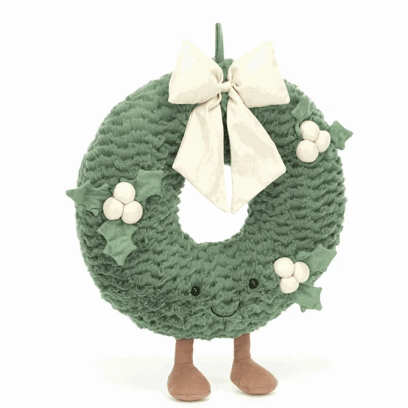 Cozy and delightful Jellycat companionsJellycat Christmas Wreath Gold 27 cm