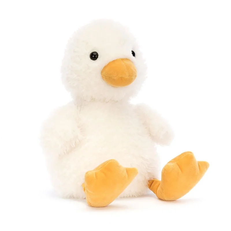 Cuddly and snuggly Jellycat snuggle partnersJELLYCAT DORY DUCK CREAM 12X14X30CM