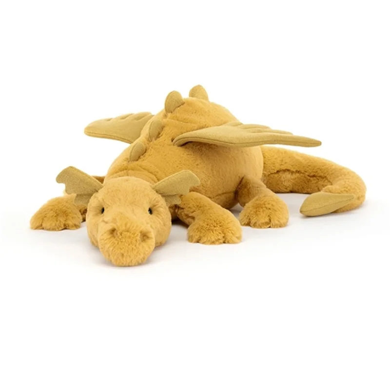 Cozy and gentle Jellycat attention to detailJellycat Drage Golden 66 cm