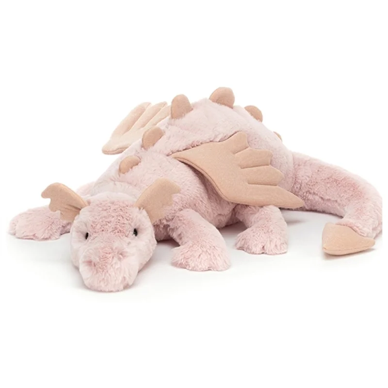 Huggable and comforting Jellycat creationsJellycat Drage Rose 66 cm