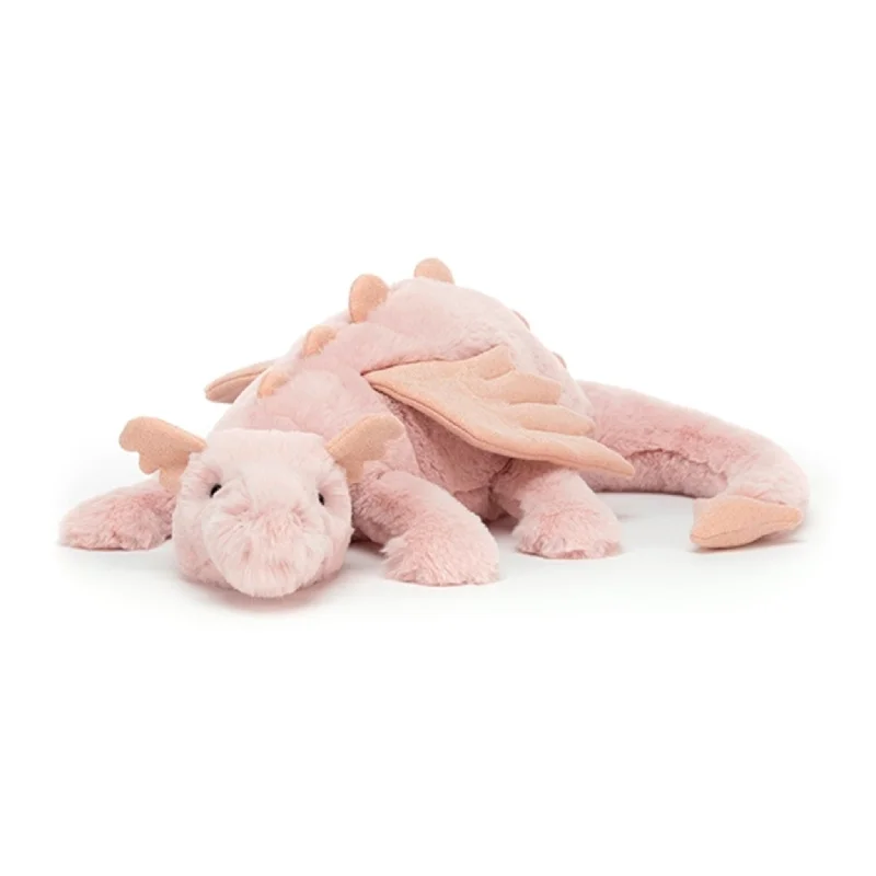 Soft and cozy Jellycat high-quality craftsmanshipJellycat Dragon Rose 50 cm