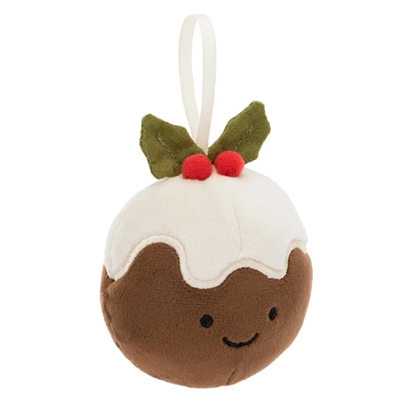 Huggable and comforting Jellycat creationsJellycat Festive Folly Christmas Pudding 7 cm Huggable and comforting Jellycat creationsJellycat Festive Folly Christmas Pudding 7 cm