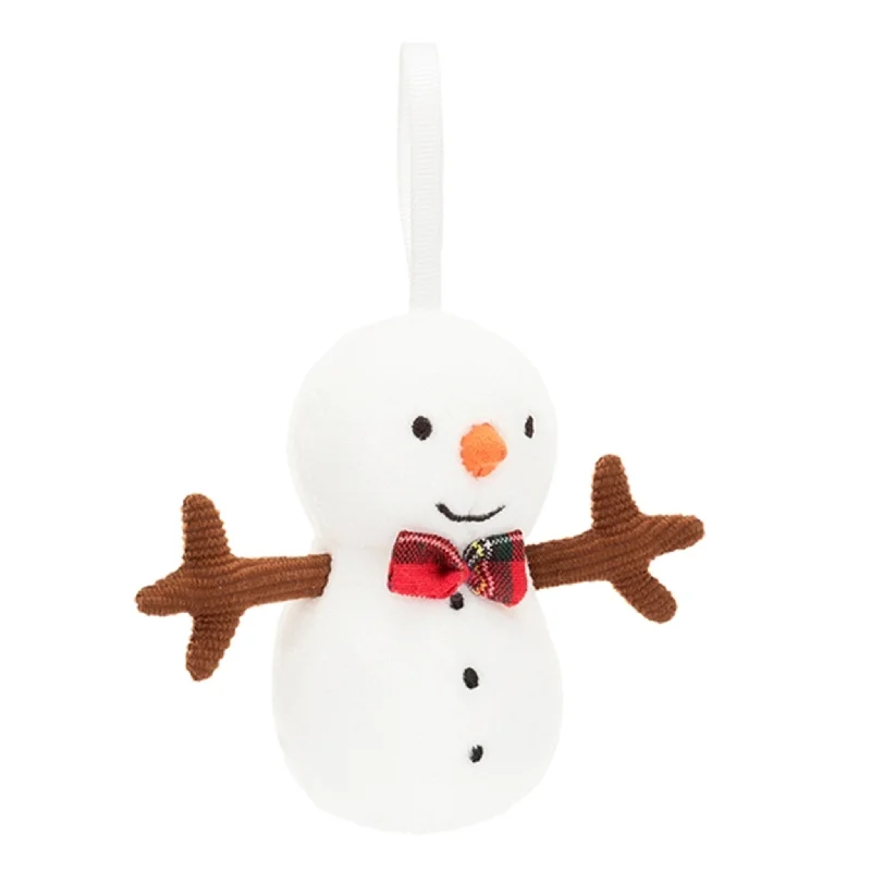 Fluffy and comforting Jellycat superior materialsJellycat Festive Folly Snowman 9 cm Fluffy and comforting Jellycat superior materialsJellycat Festive Folly Snowman 9 cm