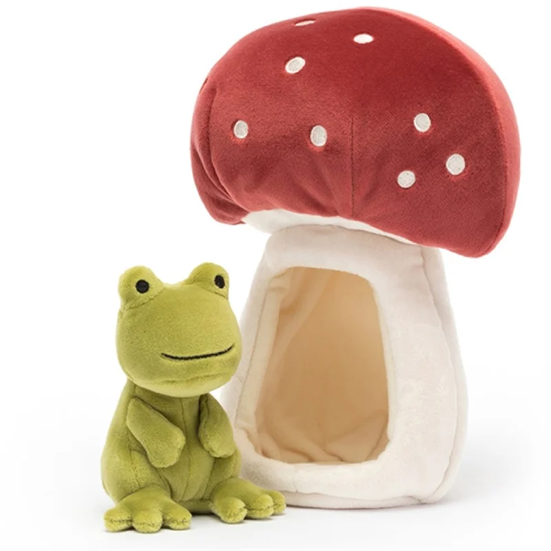 Cozy and gentle Jellycat attention to detailJellycat Forest Fauna Frø 19 cm