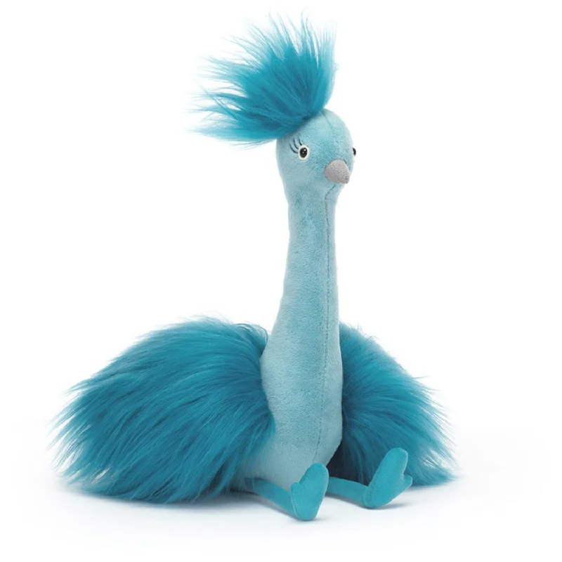 Soft and endearing Jellycat plushiesJellycat Fou Fou Påfugl 20 cm