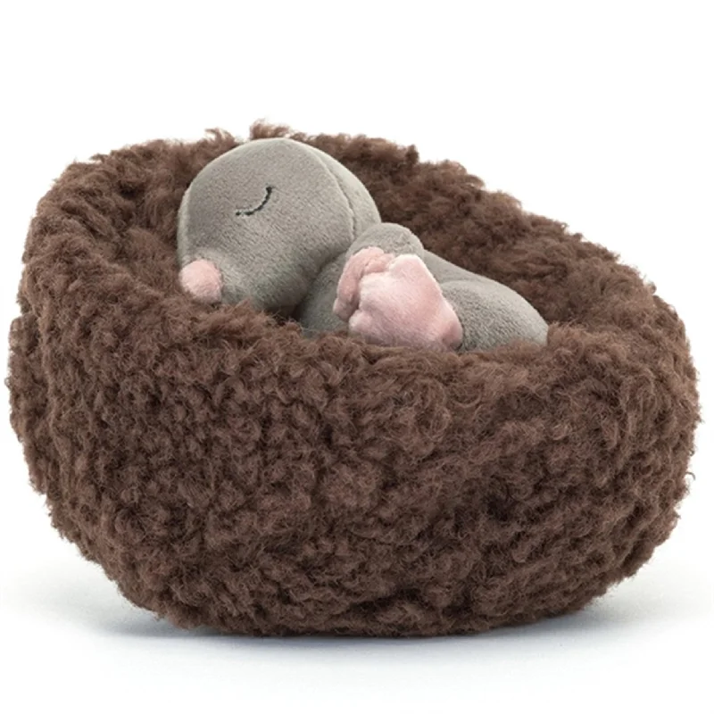 Cuddly and delightful Jellycat naptime buddiesJellycat Hibernating Muldvarp 12 cm