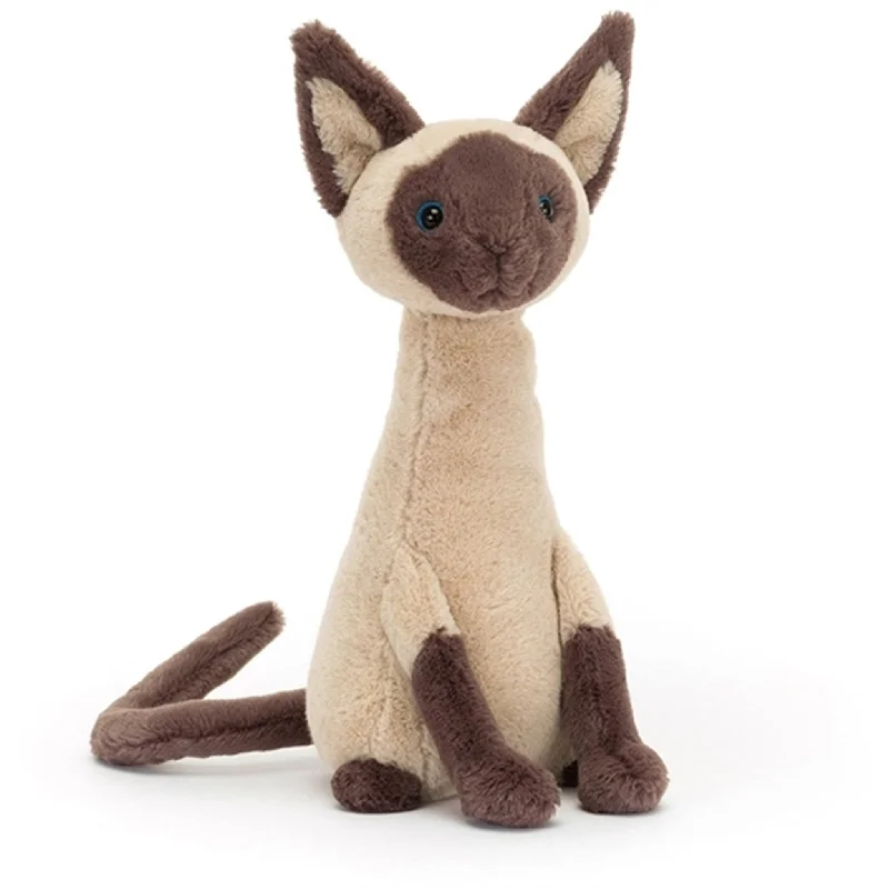 Soft and cozy Jellycat high-quality craftsmanshipJellycat Iris Siameser Kat 27 cm