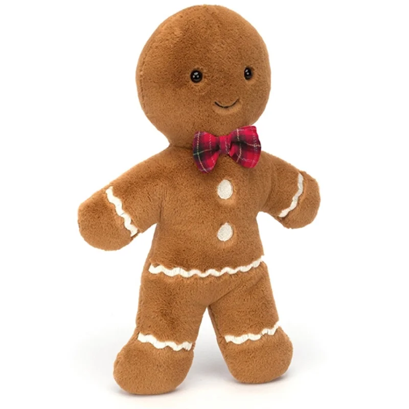 Cuddly and endearing Jellycat timeless appealJellycat Jolly Gingerbread Fred 33 cm