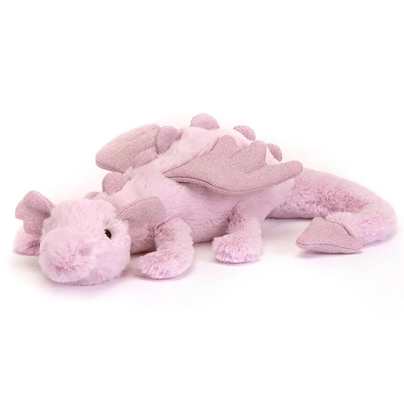 Huggable and charming Jellycat beloved by all ages.Jellycat Lavender Dragon 26 cm