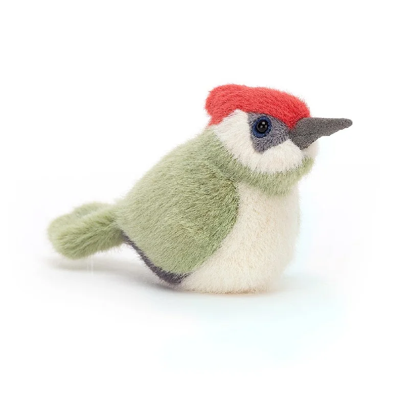 Cozy and gentle Jellycat attention to detailJellycat London Birdling Woodpecker