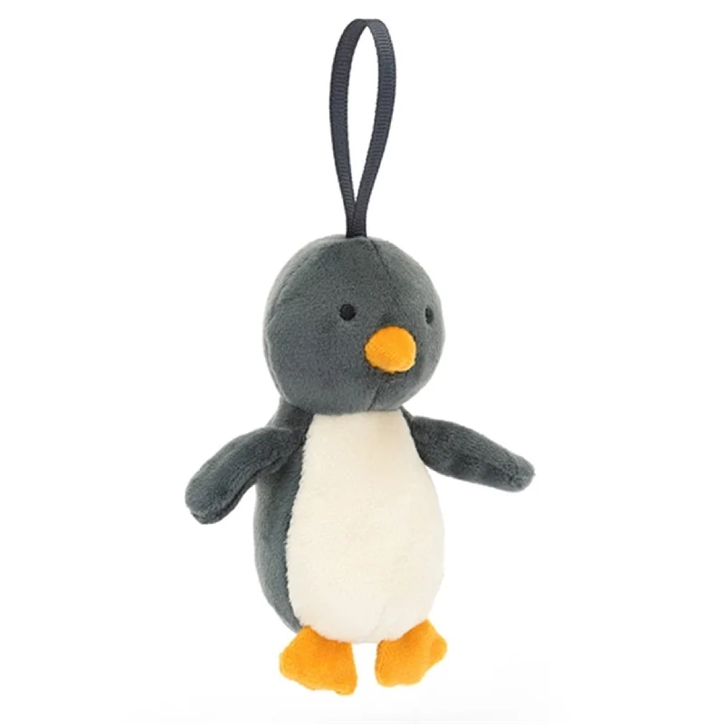 Cozy and delightful Jellycat companionsJellycat Ophæng Festive Folly Pingvin 10 cm