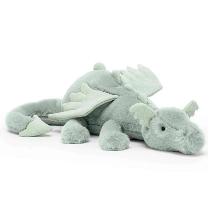 Sweet and endearing Jellycat stuffiesJellycat Sage Drage 50 cm