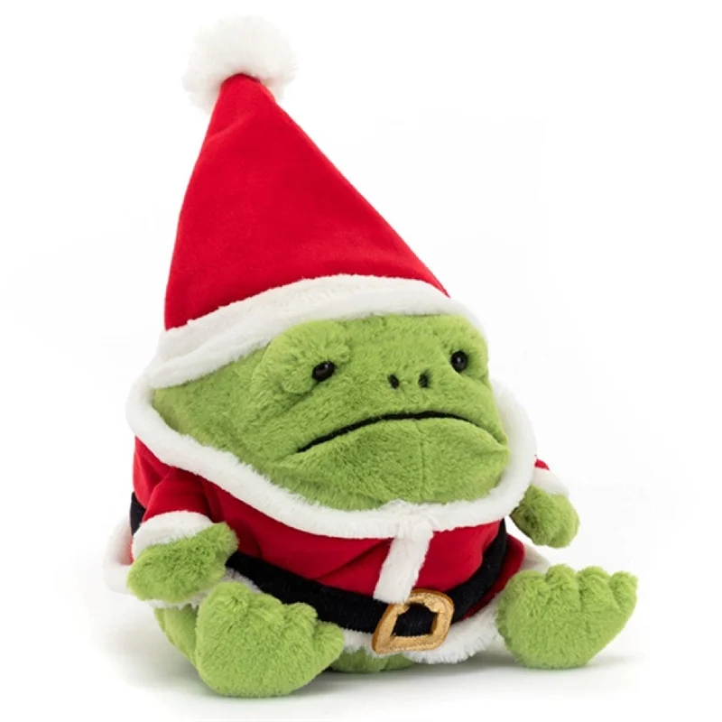 Cuddly and endearing Jellycat timeless appealJellycat Santa Ricky Rain Frog 16 cm