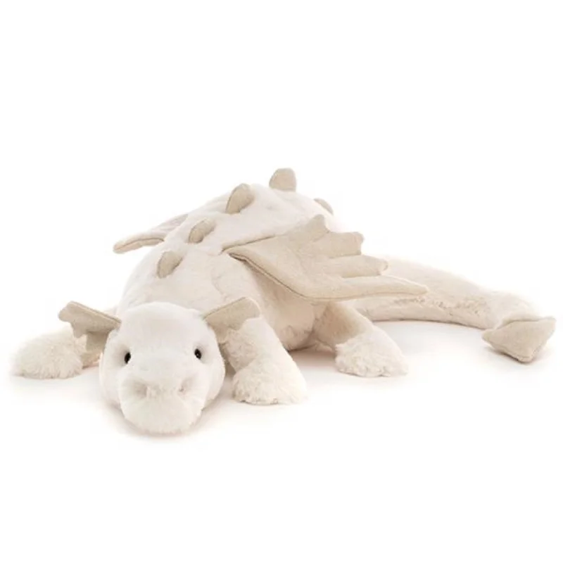 Fluffy and comforting Jellycat superior materialsJellycat Snow Dragon 50 cm
