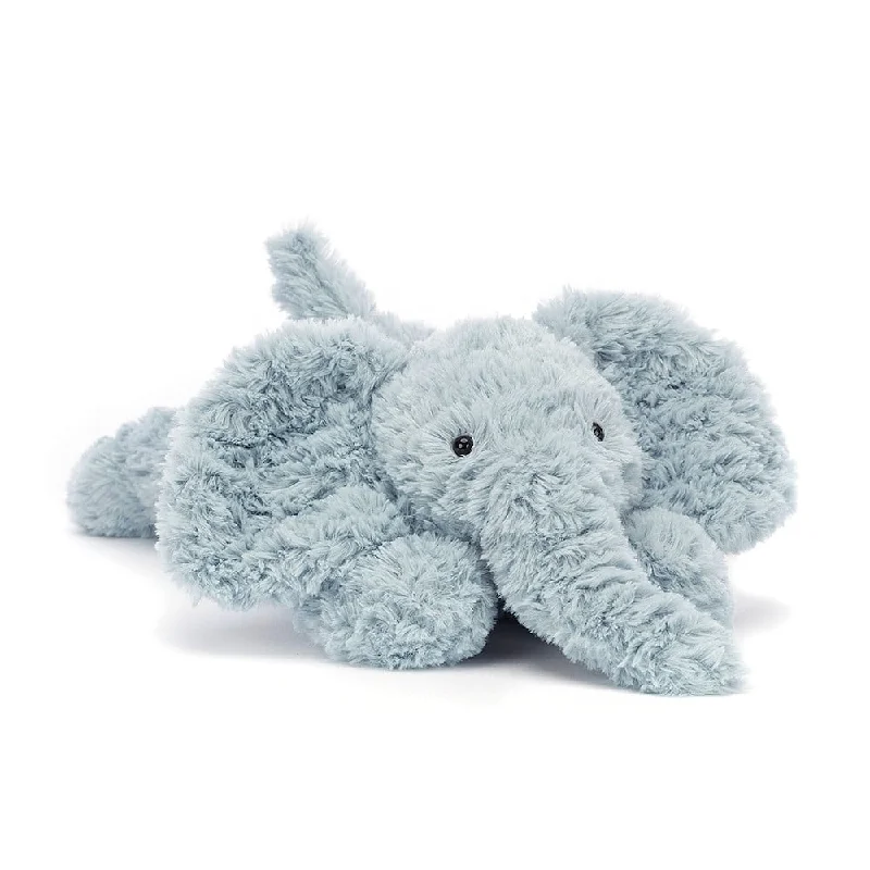 Cuddly and snuggly Jellycat snuggle partnersJELLYCAT TUMBLIE ELEPHANT BLUE 11X35X12 CM