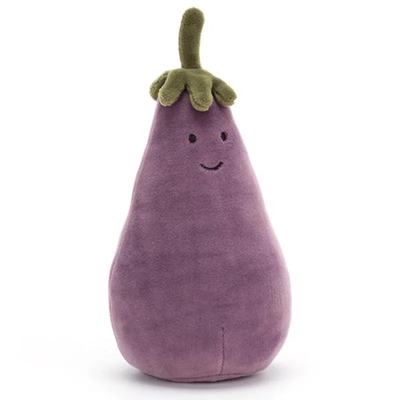 Cozy and delightful Jellycat companionsJellycat Vivacious Grønsag Aubergine 17 cm