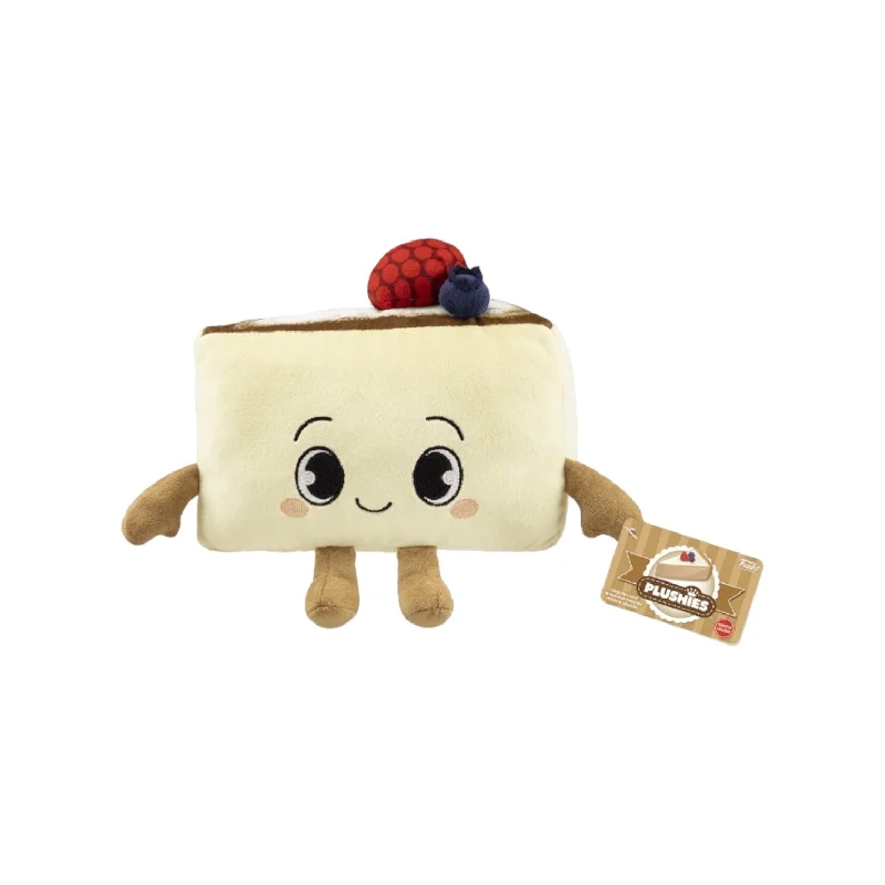 Playful and cheerful stuffed creaturesJiggly Cheesecake Funko Plush - Gamer Food