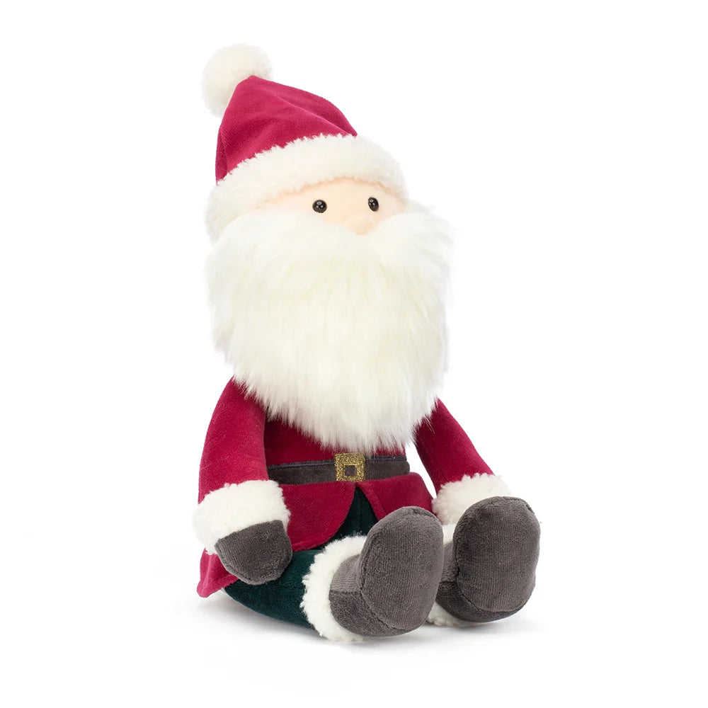 Adorable and gentle Jellycat friendsJolly Santa - Medium By Jellycat