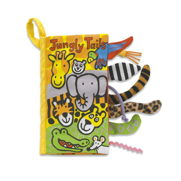 Adorable and gentle Jellycat friendsJungly Tails Book By Jellycat