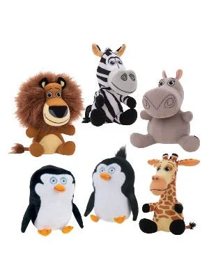 Fluffy and warm toy companionsMadagascar Big Heads 10" (Jumbo) ($6.61/EA DELIVERED)