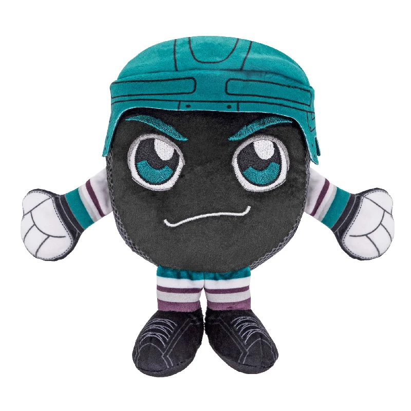 Adorable and tiny stuffed crittersMD Puck w/ Teal Helmet Plush