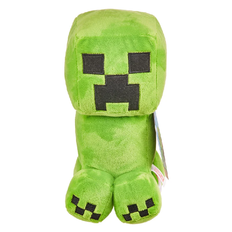 Soft and squishy plush crittersMinecraft Creeper Plush - 8 Inches - Mattel