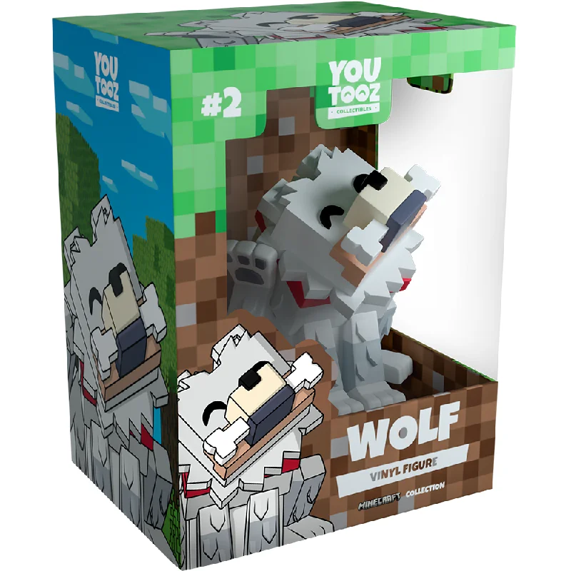 Endearing and lovable stuffed toysMinecraft Wolf Vinyl Figure