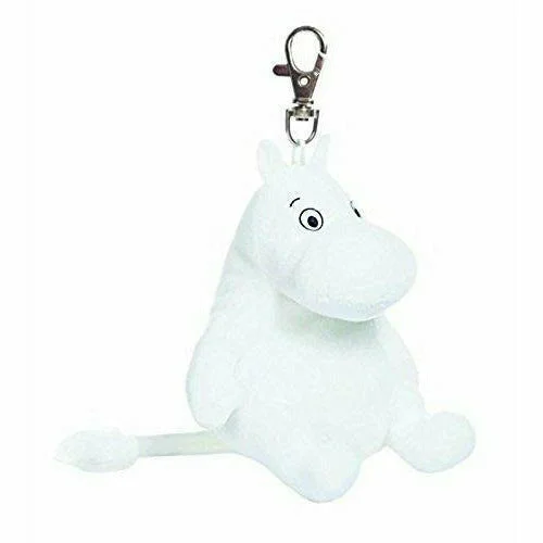 Playful and cheerful stuffed creaturesMoomintroll Plush Keyring - Aurora World