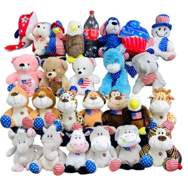 Enchanting and magical plush dollsPatriotic/4th of July Mix (Jumbo) ($4.67/EA) DELIVERED Enchanting and magical plush dollsPatriotic/4th of July Mix (Jumbo) ($4.67/EA) DELIVERED