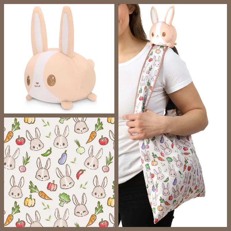 Endearing and lovable stuffed toysPlushiverse Farmer's Market Bunny Plushie Tote Bag Endearing and lovable stuffed toysPlushiverse Farmer's Market Bunny Plushie Tote Bag