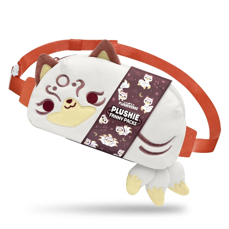 Delightful and enchanting plush friendsPlushiverse Magical Kitsune Fanny Pack